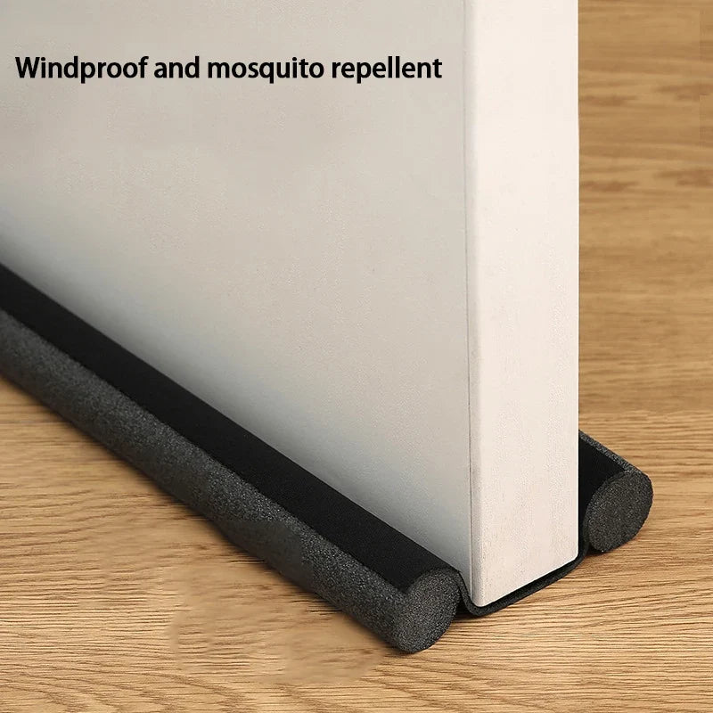 Flexible Door Bottom Seal Strip - Windproof Dustproof Weatherstrip Guard and Draft Blocker for Home Doors