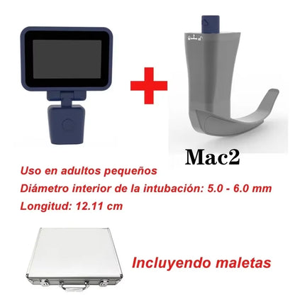 3.5-Inch Touch Screen Video Laryngoscope with Reusable Sterilizable Blades – Digital Laryngoscope, Mexico Warehouse Delivery