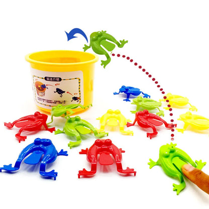 Jumping Frog Fidget Toys (10–20 Pcs) – Kids Stress Relief Bounce Novelty Toys, Birthday Party Favors & Gifts