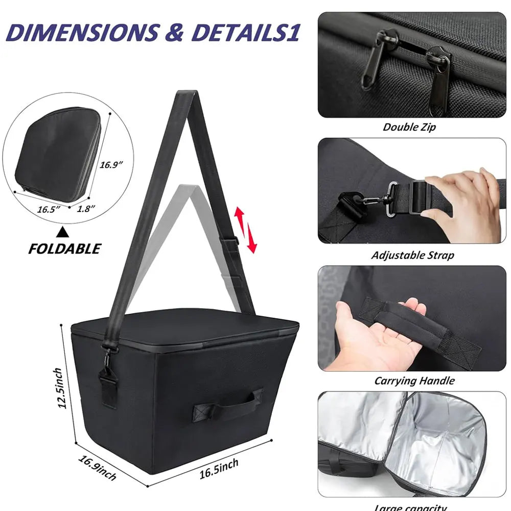 Insulated Frunk Cooler Organizer Bag for Tesla Model Y 2025 & Model 3 Highland – Front Trunk Storage Juniper Cooler Bag