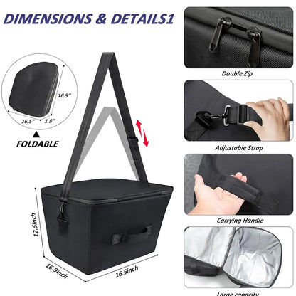 Insulated Frunk Cooler Organizer Bag for Tesla Model Y 2025 & Model 3 Highland – Front Trunk Storage Juniper Cooler Bag