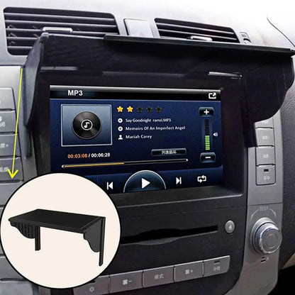 Universal Car Navigator Sunshade Visor - Anti-Glare Vision Shield for 5.5" to 10" GPS Screens