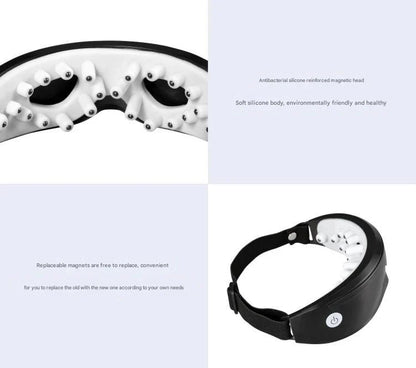 Eye Massager with 9 Modes & Multi-Frequency Vibration – 22-Magnet Therapy for Eye Health
