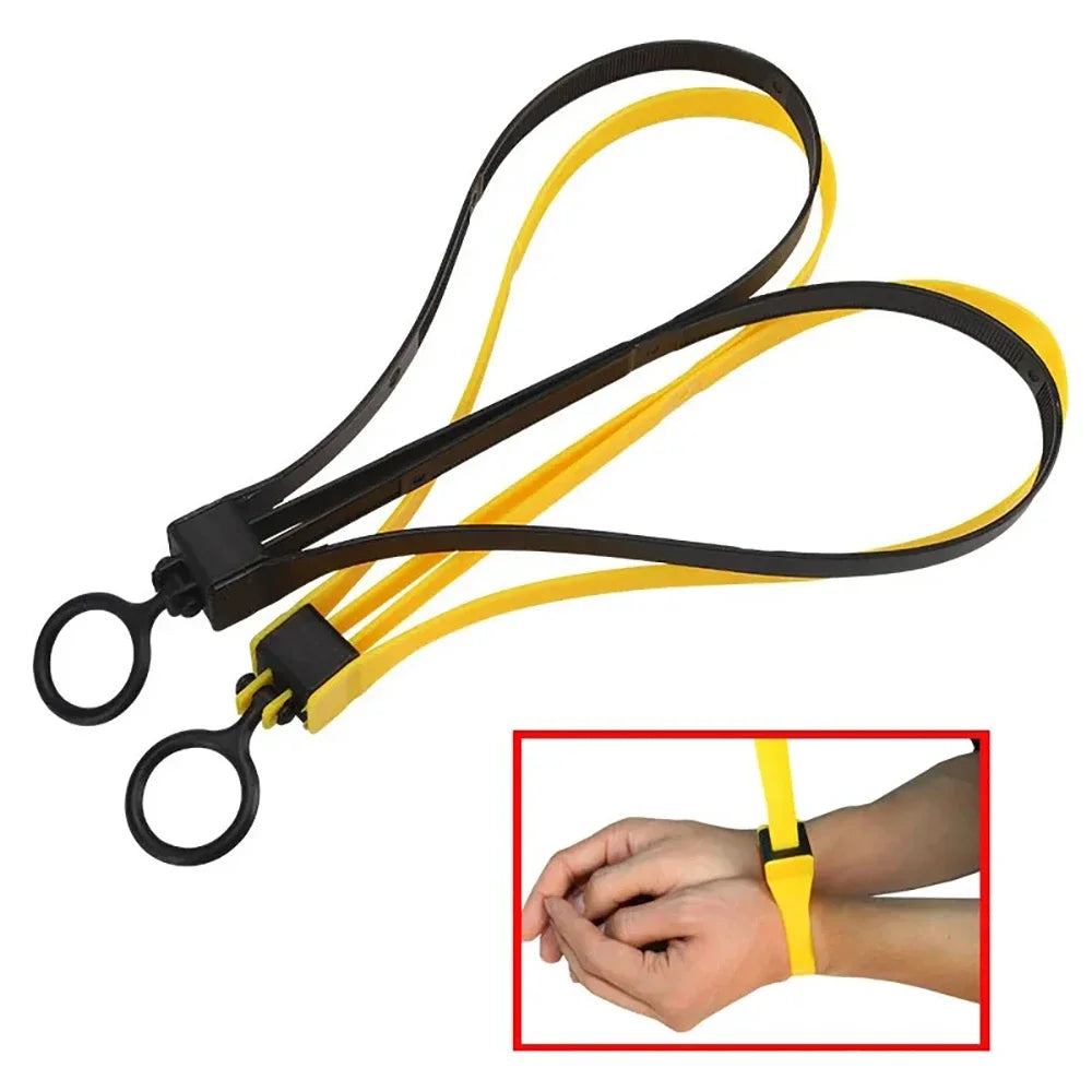 New Tactical Plastic Cable Tie Straps – Disposable Handcuffs for Police, Hunting, & Cosplay Gear