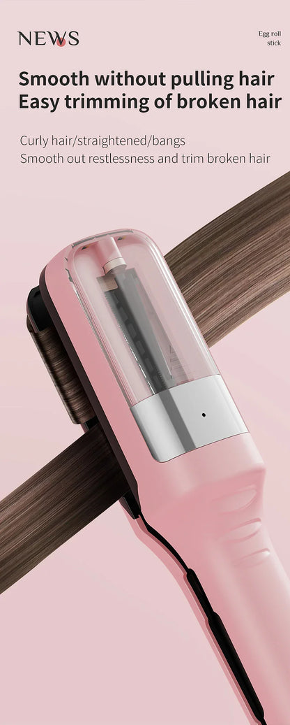 Cordless Hair Ends Trimmer – Professional Automatic Split End Remover for Dry, Damaged, Brittle Hair