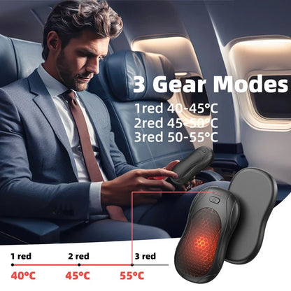 Xiaomi Magnetic Electric Hand Warmer – Portable Durable Heater with 3-Level Temperature Control