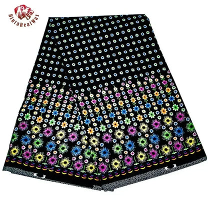 Bintarealwax Ankara Fabric - Wholesale Polyester Sewing Material for Women's Party Dresses FP6390