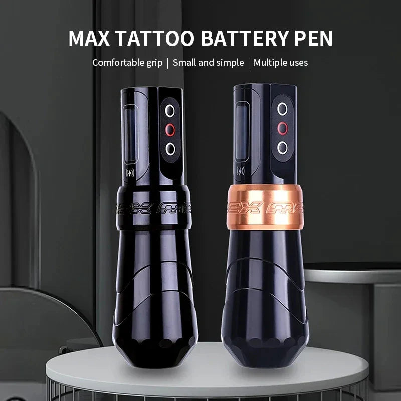 YILONG MAX Tattoo Machine Cartridge Pen – 2400mAh Coreless Motor Lithium Battery Pen Kit for Tattoo Artists