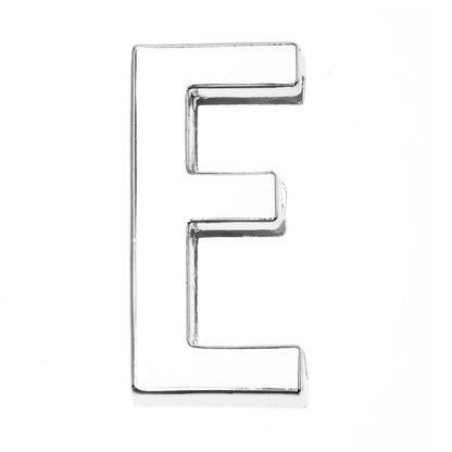 12PCS 30mm Chrome Alphabet Slide Charms A–Z – DIY Bracelet, Wristband, Pet Collar & Jewelry Making Beads