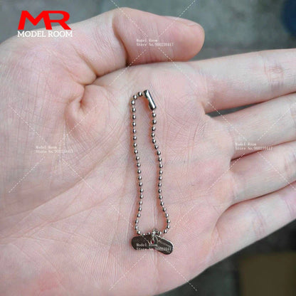 1/6 Scale Cross & Dog Tag Necklace – Soldier Clothes Accessory for 12-Inch Action Figures