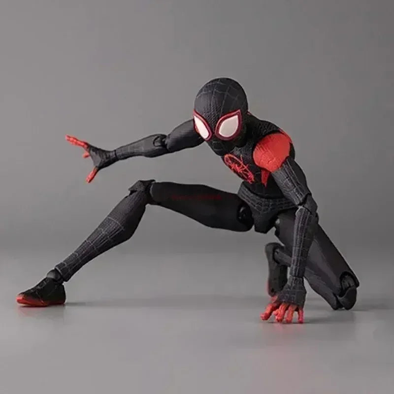 2024 Spider-Man & Gwen Action Figures — Spider-Verse Collection with Miles Morales Sentinel | Anime Toys Christmas Gift
