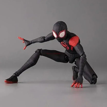 2024 Spider-Man & Gwen Action Figures — Spider-Verse Collection with Miles Morales Sentinel | Anime Toys Christmas Gift