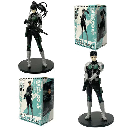 In Stock 1-4PCS Kaiju No. 8 Anime Figures — Kafka Hibino & Mina Ashiro PVC Action Dolls Toy Model Gifts for Kids