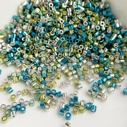 Oil Painting Color Glass Seed Beads - 11/0 Loose Spacer Beads for DIY Jewelry Making, Sewing & Craft Accessories