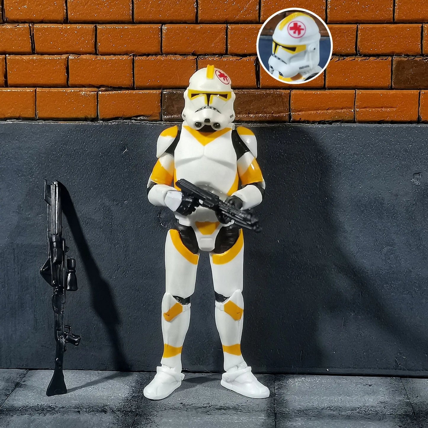 Star Wars 3.75" Clone Trooper Action Figure — 1/18 501st & 187th Legion REX ARF P1/P2 Toy Model