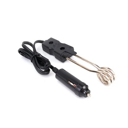 120W 12V Car Immersion Heater - Portable Electric Water Heating Element for Coffee, Tea, Travel & Outdoor Activities