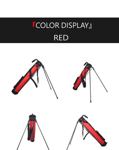 Lightweight Golf Club Bag with Bracket – Waterproof Golf Stand Carry Bag, Golf Gun Rack