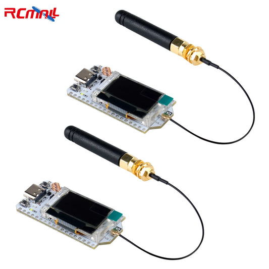 2PCS Heltec LoRa32 V3 Development Board – 868/915MHz SX1262 with 0.96" OLED, Bluetooth & WiFi for Arduino IoT & Meshtastic Projects