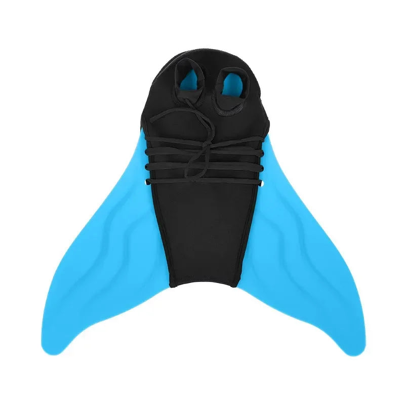 Swimming Fins for Children & Adults — Mermaid Training Flippers, Diving Foot Monofin for Pool, Swim, and Water Fun