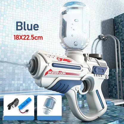 Summer Hot-Selling Electric Water Gun – Space Sci-Fi Design Water Toy for Kids, Fun Water Bat for Outdoor Play