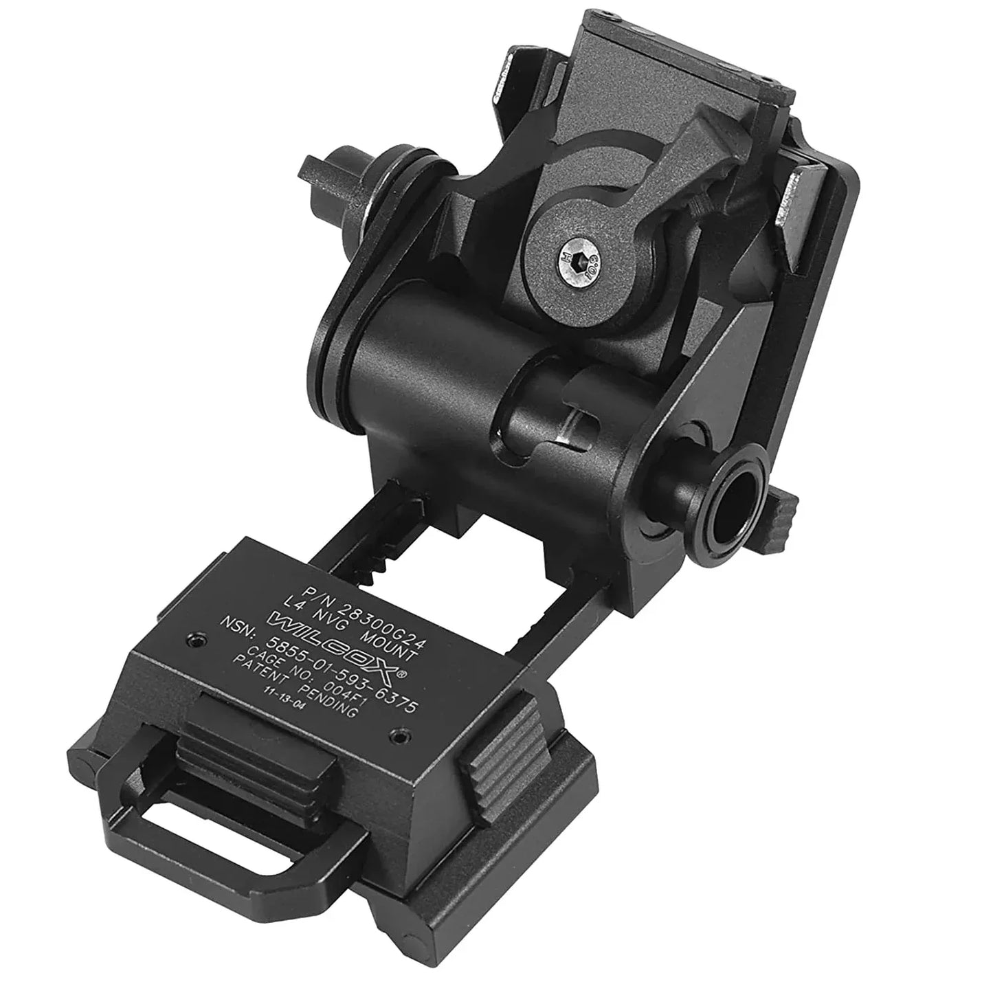 BOOIU Tactical Helmet Night Vision Mount – Metal NVG Mount for L4G24 PVS15/18 Goggles, Combat Helmet Accessories