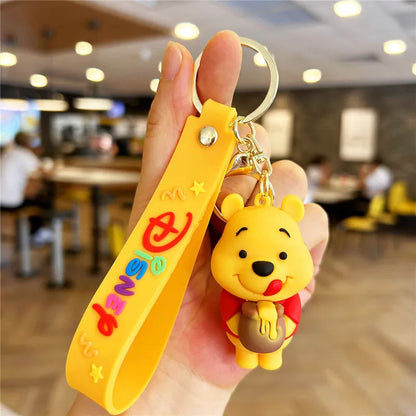 Kawaii Anime Disney Toy Story Keychain – Cartoon Doll Pendant Keyring for Kids, Personalized Gift