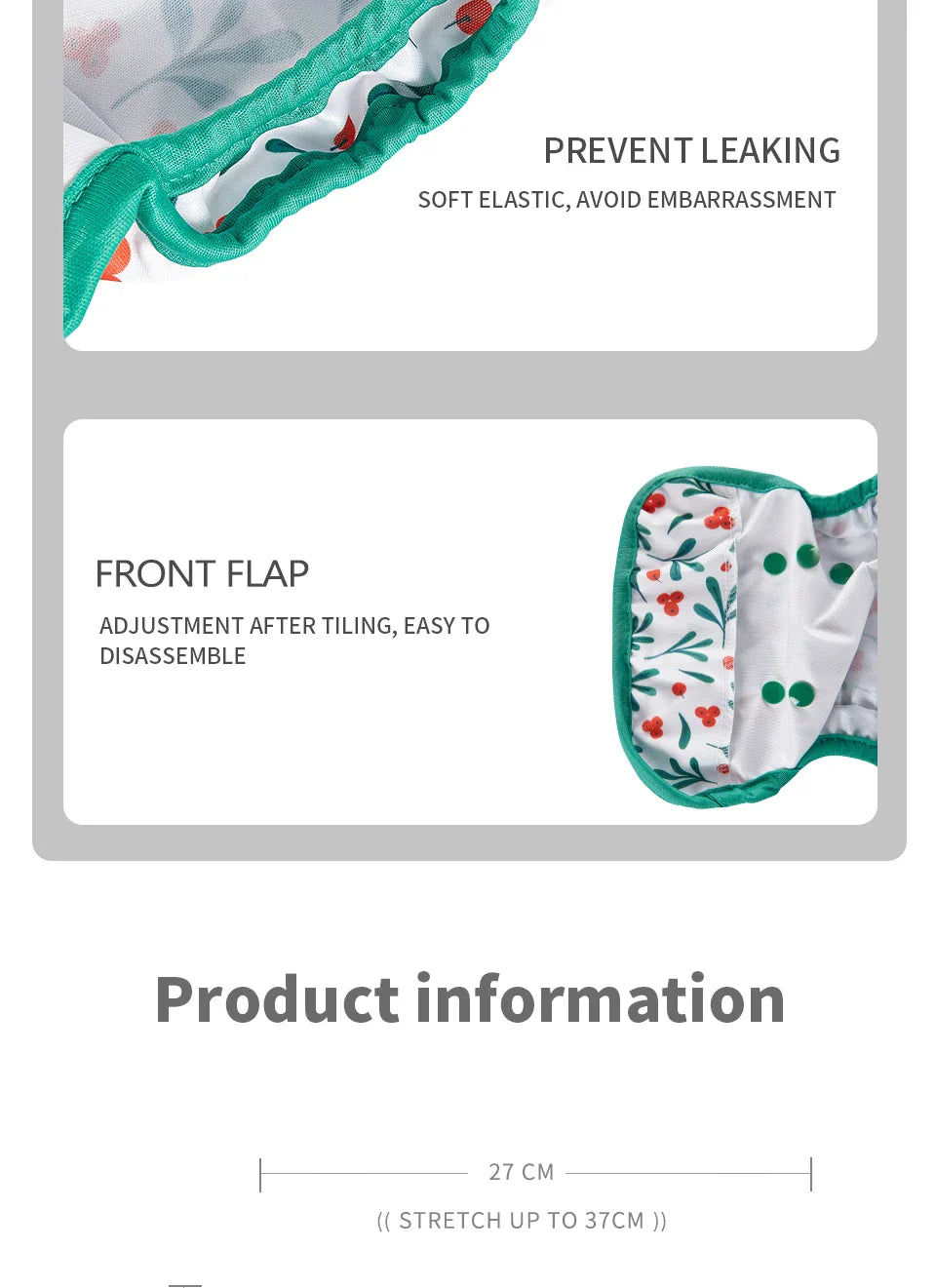 Kangobaby #My Soft Life# Reusable Baby Cloth Diaper Cover – Washable Newborn Nappies 0-3 Months