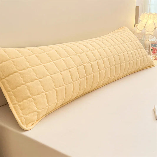 Solid-Color Long Pillowcase — Decorative, Soft & Comfortable Pillow Cover (1 Piece, No Core)
