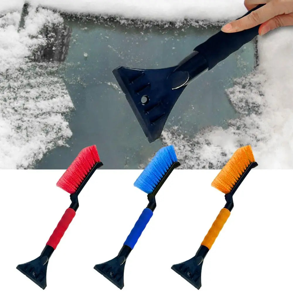 2-in-1 Car Snow Brush & Ice Scraper – Ergonomic Foam Grip for SUV & Car Windows
