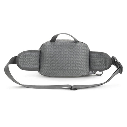 Running Belt Fanny Pack with Bottle Holder – Nylon Waist Sling Phone Pouch for Jogging, Hiking & Hydration