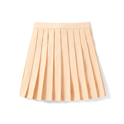 Women’s High Waist A-Line Skirt – Summer Harajuku Style Black Mini Pleated School Girl Uniform