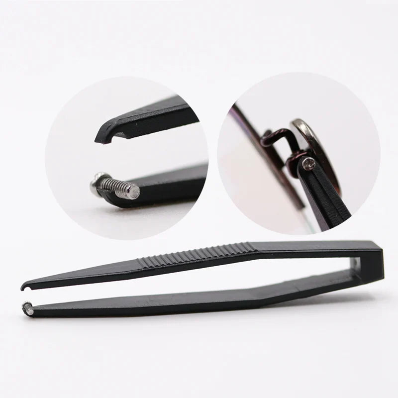 Eyeglass & Sunglass Repair Kit | Mini Screwdriver, Screws, Nuts, Nose Pads & Optical Tool Set