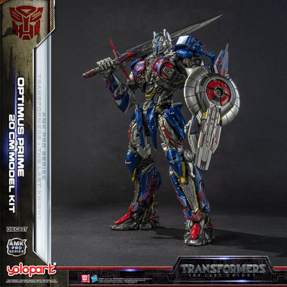 YOLOPARK Transformers Model – The Last Knight AMK PRO 20cm Optimus Prime Action Figure Toy for Boys & Men