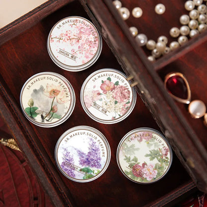 Portable Solid Perfume Balm – Long-Lasting Fragrance Deodorant for Men & Women | Pocket Size Fresh Scent for Daily Use & Dating