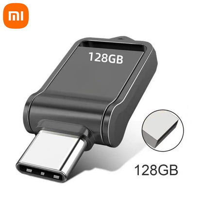 Xiaomi 2TB Metal USB 3.2 Flash Drive — High-Speed Type-C Dual-Use Memory Stick for Mobile & PC