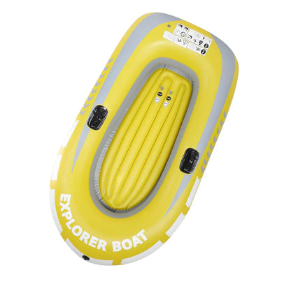 PVC Inflatable Kayak – 2-Person Canoe for Rowing, Fishing, Drifting & Diving Air Boat