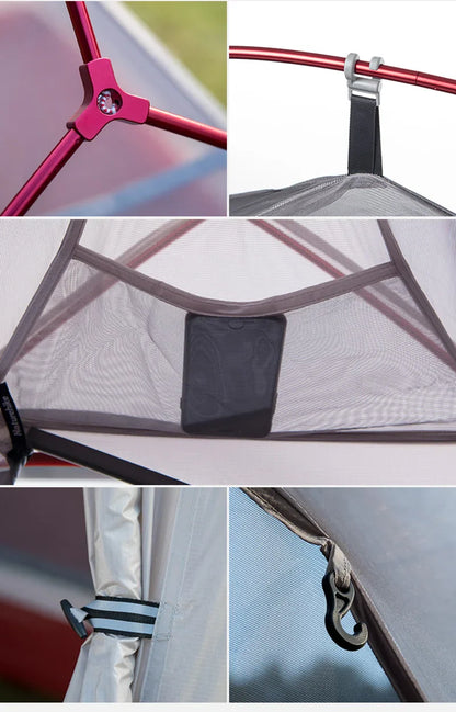 Naturehike Cloud Up 2-Person Camping Tent – Waterproof, Ultralight, Easy Build Beach Tent for Hiking & Backpacking Outdoors