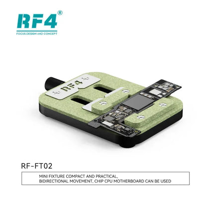 RF4 FT02 Universal PCB Holder – Precision Mainboard Fixture with Adjustable Clamp for IC Chip Repair & Soldering
