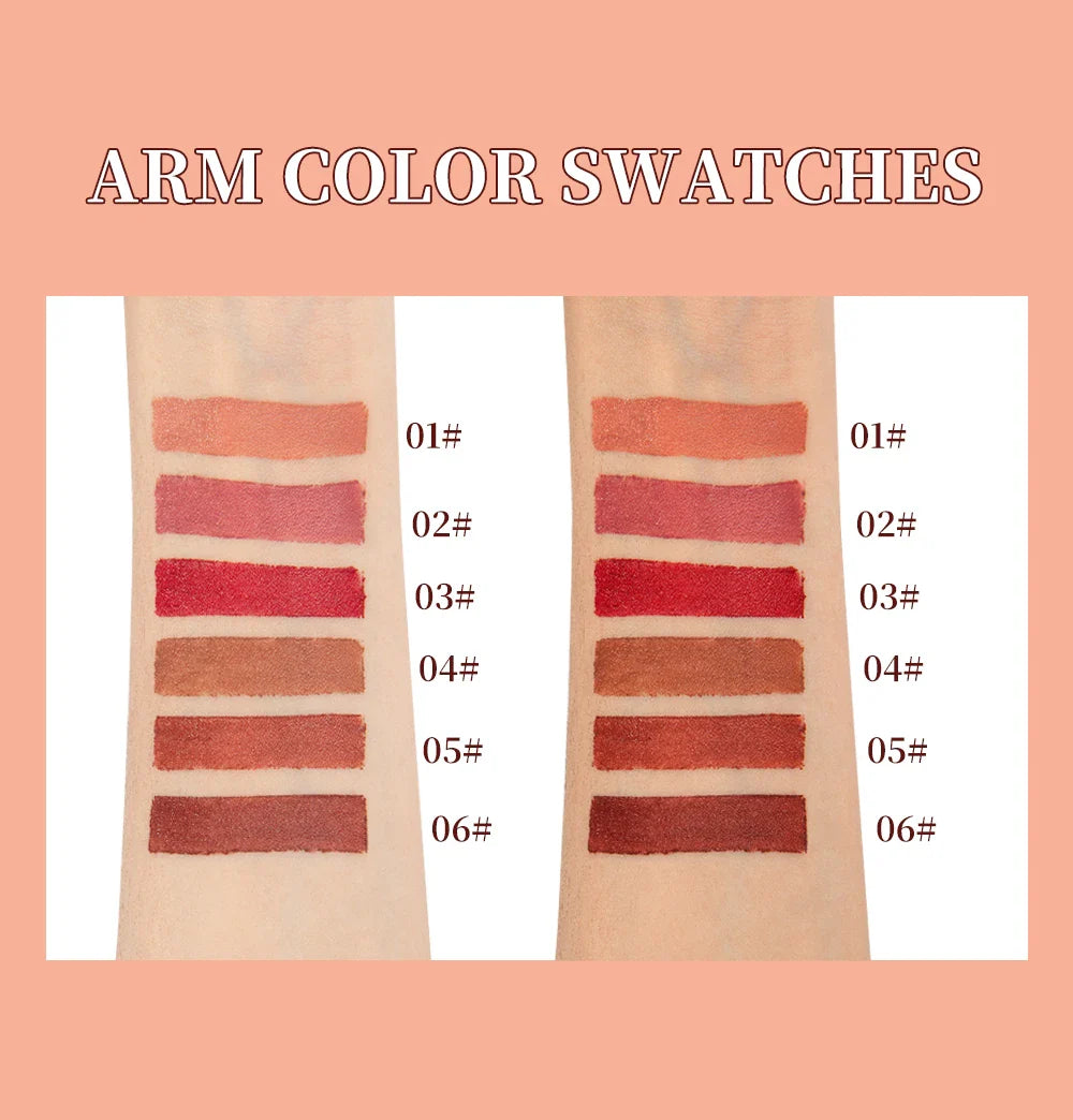Twist-Up Lip Liner & Lipstick Pen – Multipurpose Velvet Matte Waterproof Lip Contour & Powder Blusher Rouge Makeup