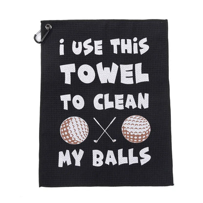 Golf Towel – Digital Print Logo, Super Absorbent & Soft Skin-Friendly Towel for Golf Course