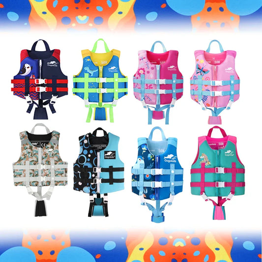 Gogokids Kids Life Jacket – Neoprene Float Vest for Toddlers, Swim Training & Buoyancy Swimwear