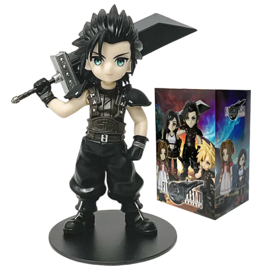 11-12cm Final Fantasy Anime Figures – Cloud, Tifa, Aerith & Zack PVC Collectible Toy Gift