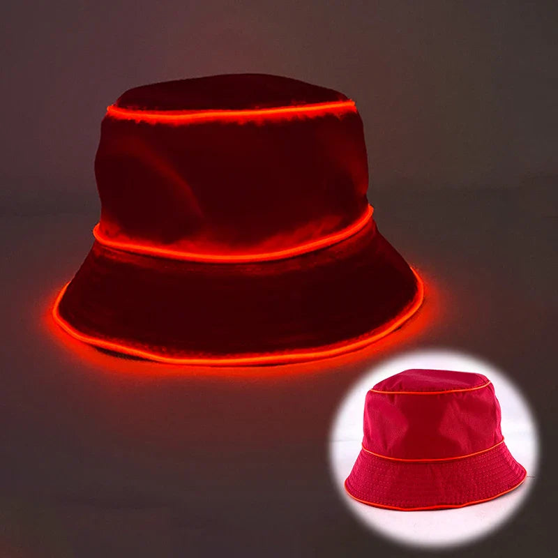 New Pearlescent Cowboy Hat - Glowing Cowgirl Cap for Dance Costumes, Neon Nightclub Decor