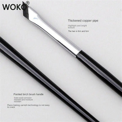 Upgrade Blade Eyeliner Brush - Ultra Thin Fine Angle Flat Eyebrow and Detail Brush for Precise Makeup Application