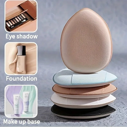 5/10Pcs Mini Finger Puff Foundation Sponge Set for BB Cream, Concealer & Powder - Makeup Applicator Tools