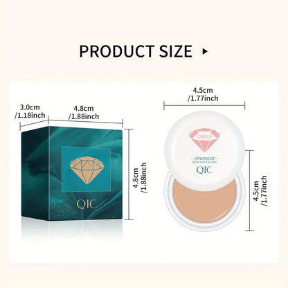 High Coverage Concealer – Anti-Dark Circle, Freckle & Long-Lasting Waterproof BB Cream Foundation for Face Makeup