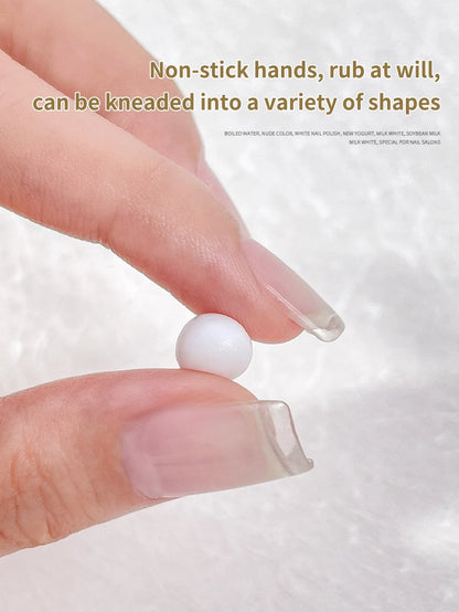 12ml Thick Light Carving Glue – Soft Candy Gel for Ice Flower Style, Non-Washable Armor Oil Glue for Nail Salon Use