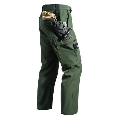 Men’s Fleece Softshell Cargo Pants M–5XL – Winter Outdoor Hiking, Fishing, Climbing & Camping Tactical Trousers
