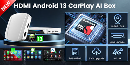 CarlinKit 5.0 Mini 5 Pro — Wireless CarPlay & Android Auto USB Dongle with WiFi & Bluetooth