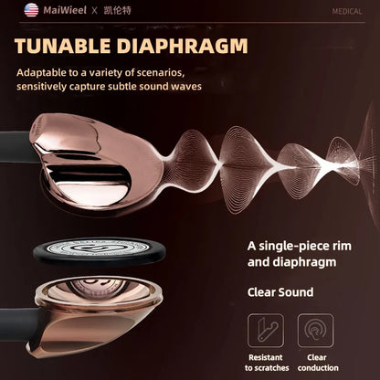 Carent Professional Cardiology Stethoscope — Diagnostic Master Stethoscope for Nurses and Health Care Professionals